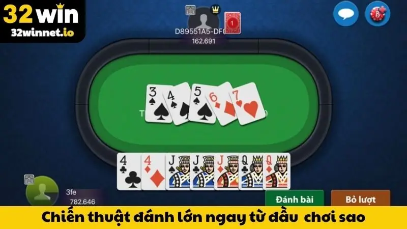 Tiến Lên 6 Lá - Bí Quyết Chinh Phục Mọi Ván Đấu Tại 32WIN Chiến thuật đánh lớn ngay từ đầu trong tiến lên 6 lá chơi sao