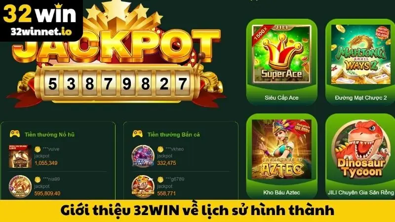 Giới thiệu 32WIN về lịch sử hình thành, phát triển