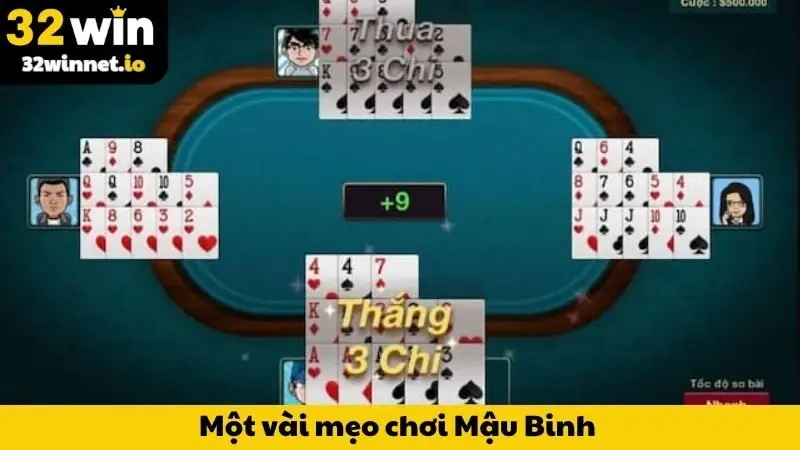 Mẹo Chơi Mậu Binh - Kỹ Năng Xếp Bài, Bách Chiến Bách Thắng Một vài mẹo chơi Mậu Binh hay luôn thắng